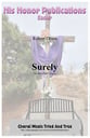 Surely SATB choral sheet music cover